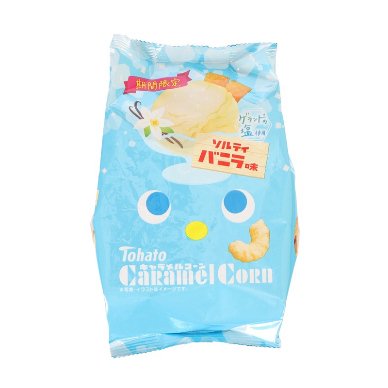 TOHATO Caramel Corn Snack - Salty Vanilla  (62g)