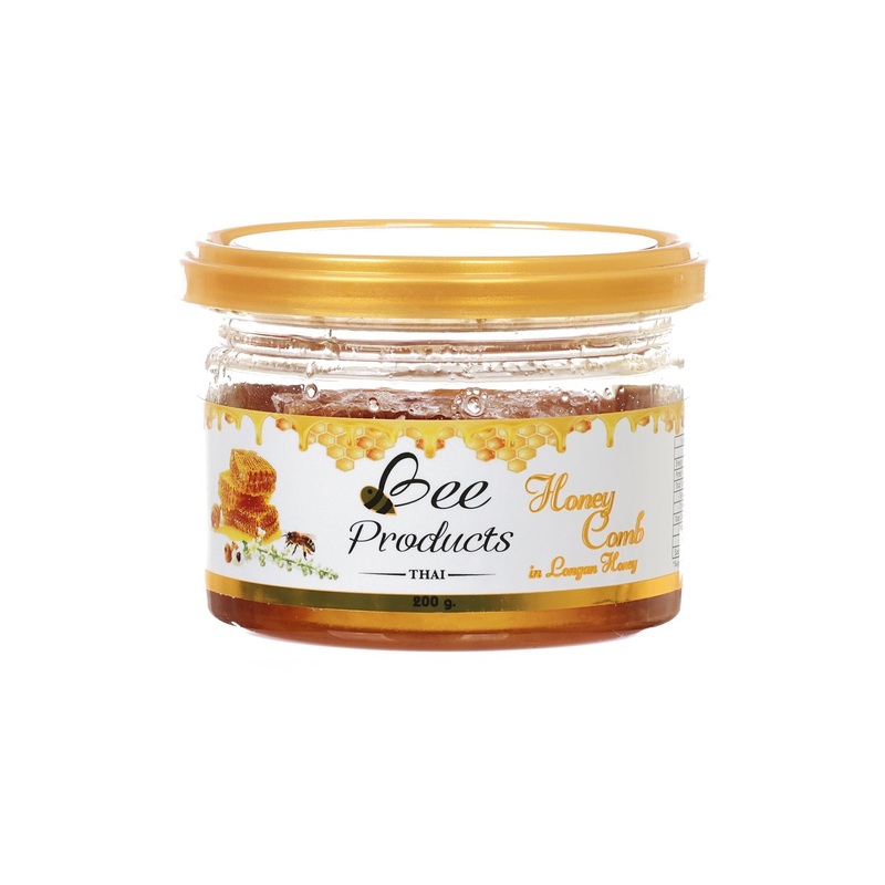 BEE PRODUCTS THAI Honey Comb In Longan Honey  (200g)
