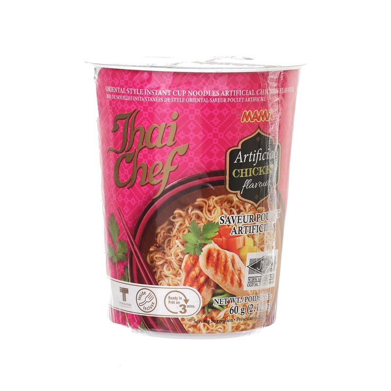 THAI CHEF MAMA Chicken Flavour Cup Noodles  (60g)