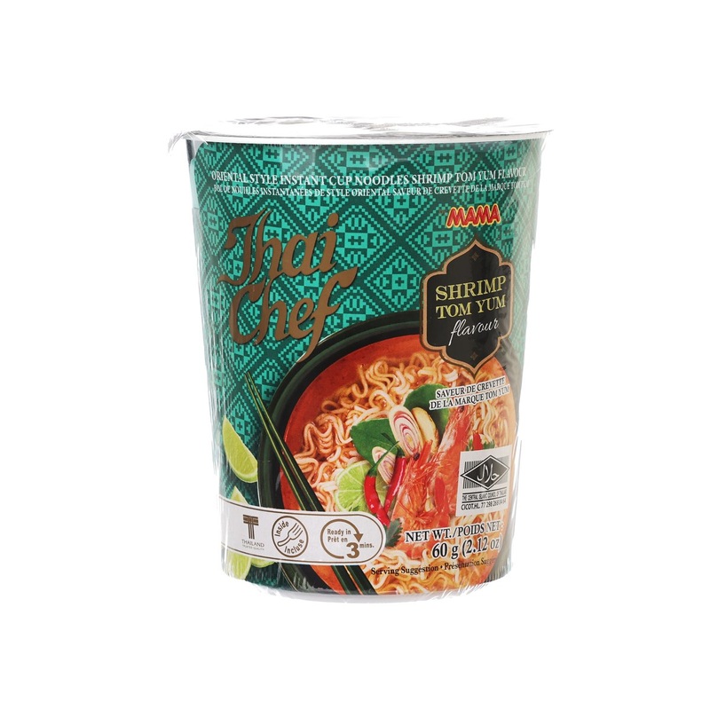 THAI CHEF MAMA Shrimp Tom Yum Flavour Cup Noodles  (60g)