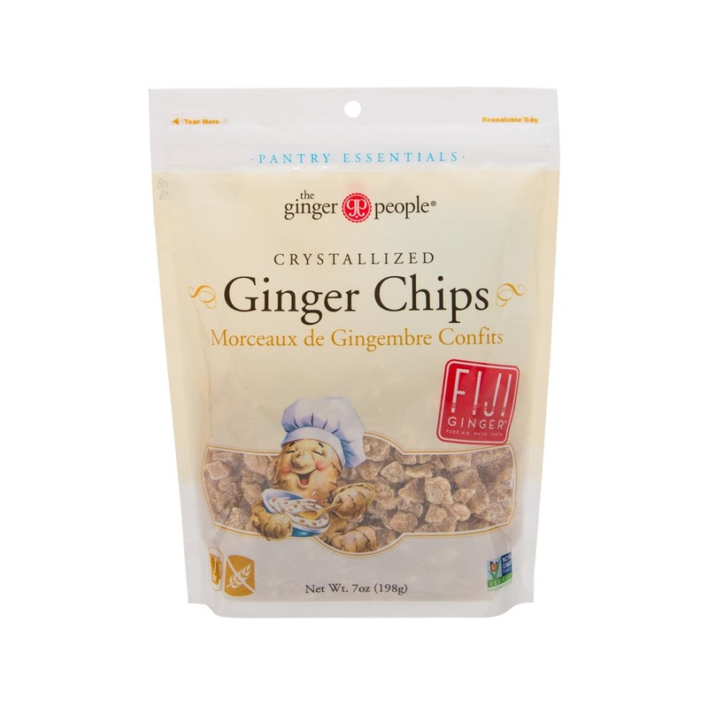 THE GINGER PEOPLE Crystallized Ginger Chips  (198g)