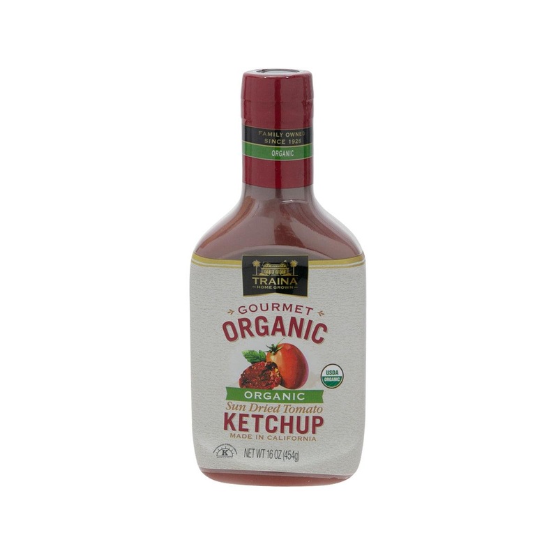 TRAINA Organic Sun Dried Tomato Ketchup  (454g)
