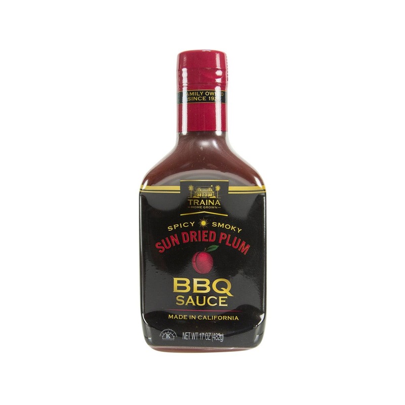 TRAINA Sun Dried Plum BBQ Sauce  (482g)