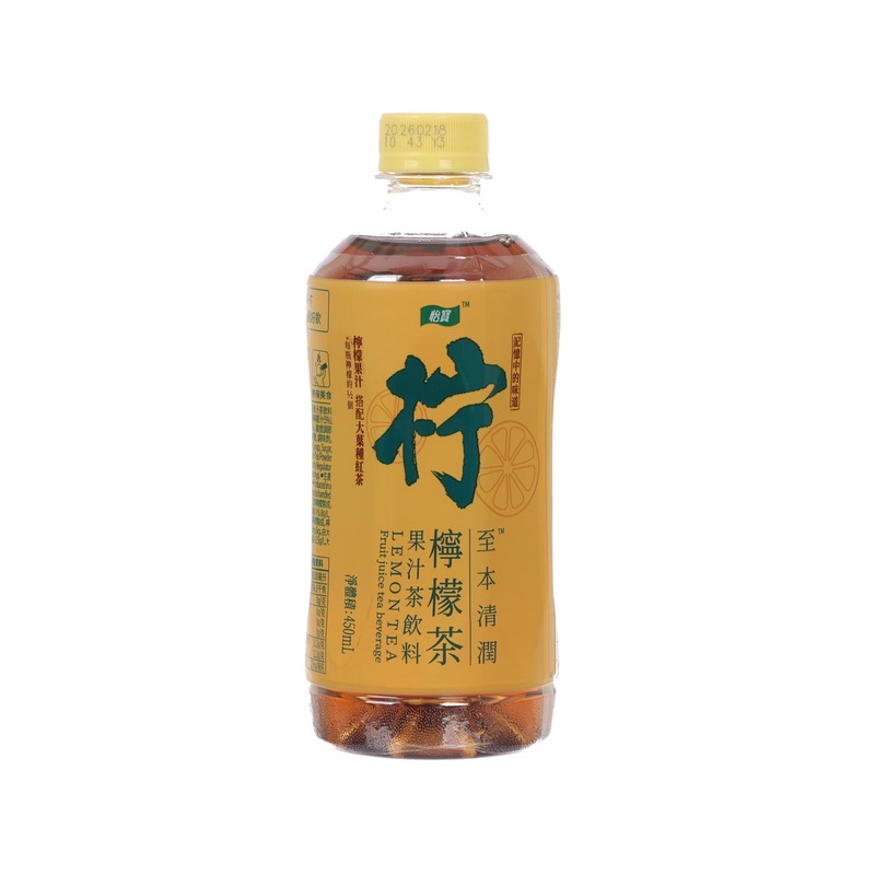 C'ESTBON Lemon Tea Fruit Juice Tea Beverage [PET]  (450mL)