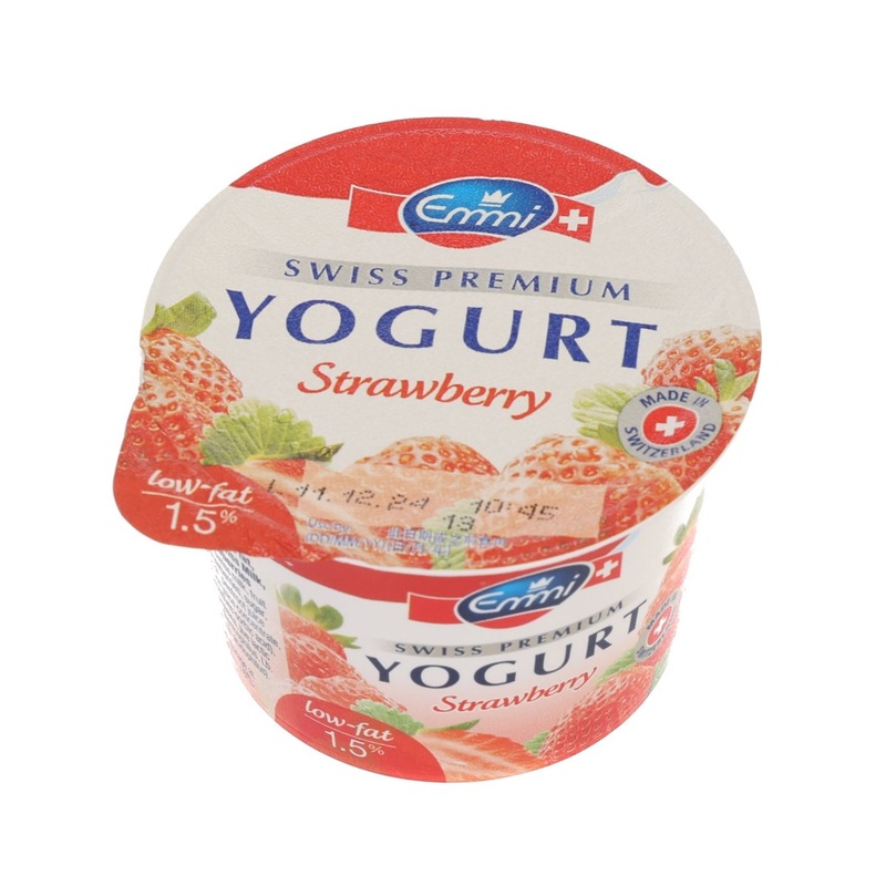 EMMI Swiss Premium Low Fat Yogurt - Strawberry  (100g)