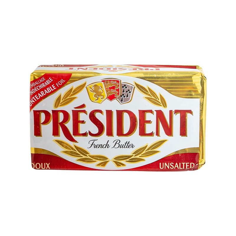 PRESIDENT Unsalted French Butter  (200g)