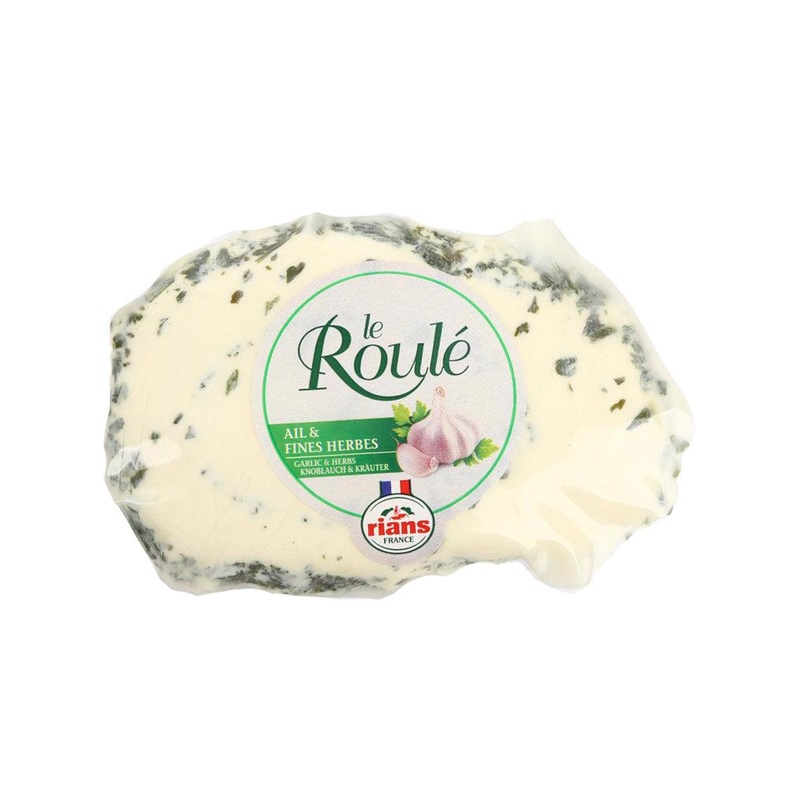 RIANS Roule Full Fat Cream Cheese with Fine Herbs & Garlic  (150g)