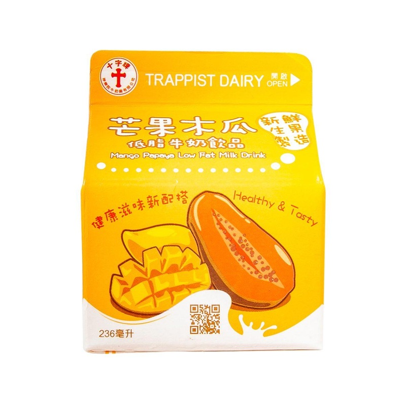 TRAPPIST Dairy Mango Papaya Low Fat Milk Drink  (236mL)