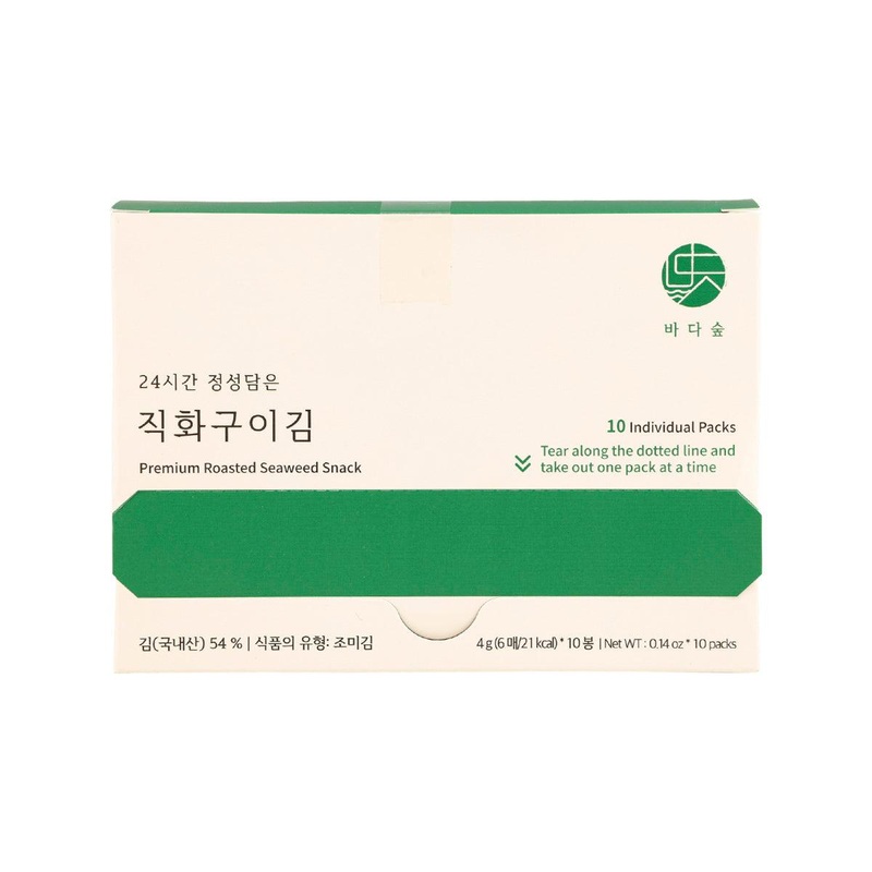 BADASOOP Premium Roasted Seaweed Snack  (40g)