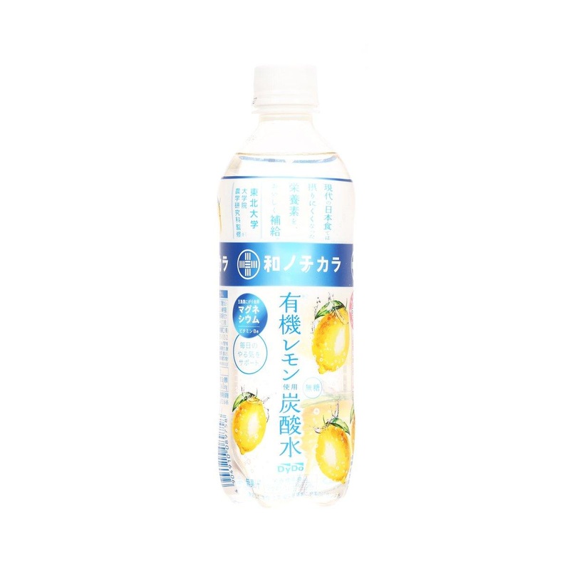 DYDO Organic Lemon Soda Water - No Sugar [PET]  (500mL)