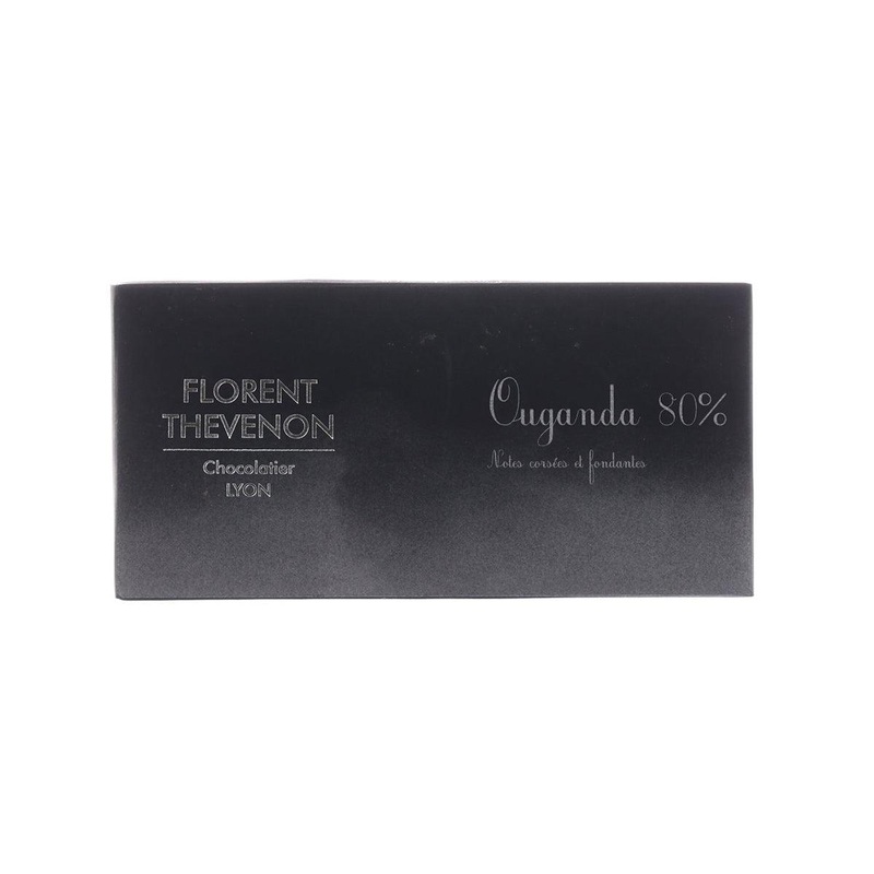FLORENT THEVENON Single Origin Chocolate Bar - Uganda 80%  (100g)