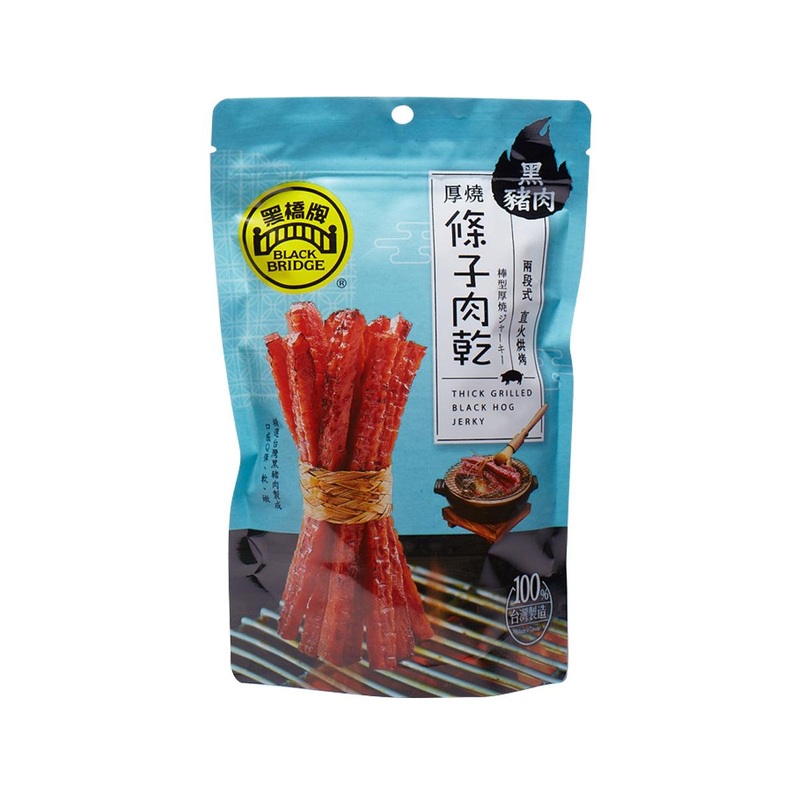 BLACK BRIDGE Original Thick Grilled Black Hog Jerky  (100g)