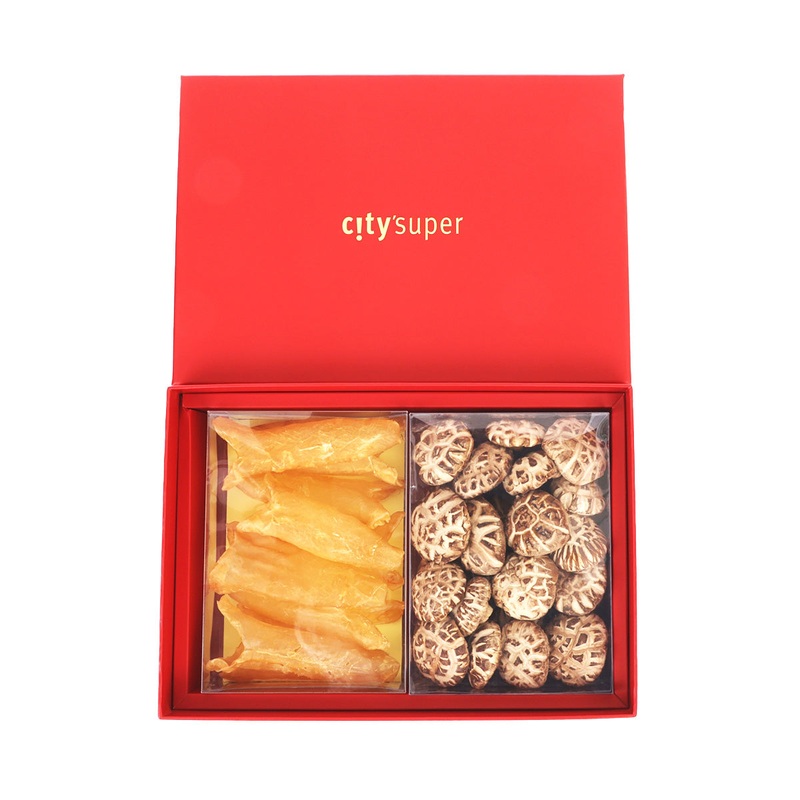 CITYSUPER Shiitake Mushroom & Dried Fish Maw Gift Box  (150+100g)