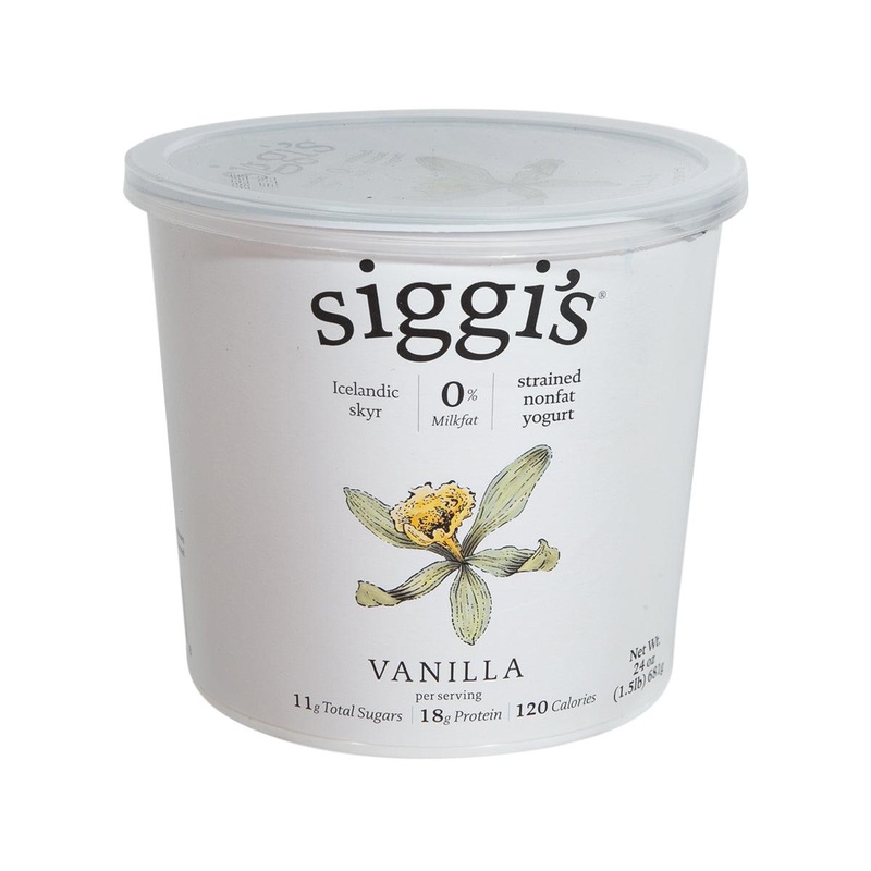 SIGGI'S Skyr Icelandic Style Strained Non-Fat Vanilla Yogurt  (681g)
