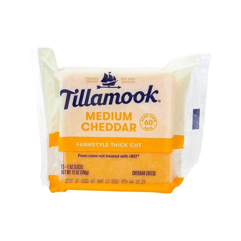 TILLAMOOK Sliced Medium Cheese  (340g)