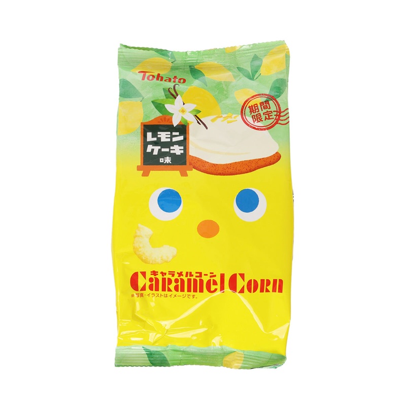 TOHATO Caramel Corn Snack - Lemon Cake Flavor  (62g)