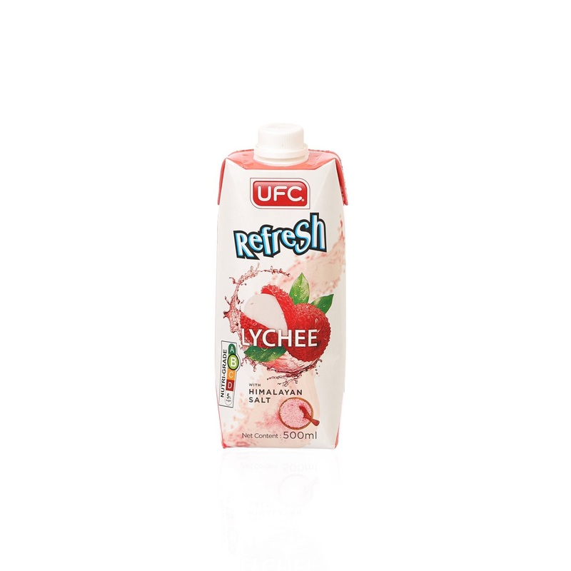 UFC Lychee Juice with Himalayan Salt  (500mL)