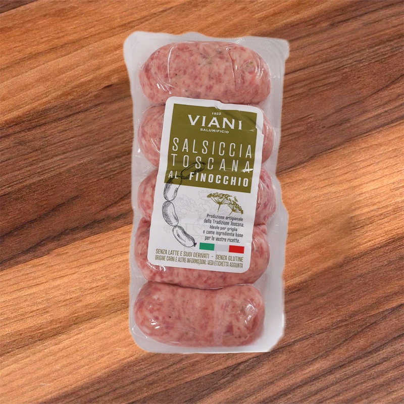 VIANI Italian Chilled Pork Sausage with Fennel  (5pcs)