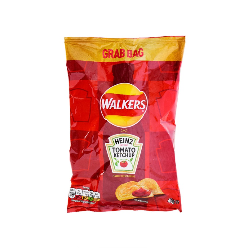 WALKERS Heinz Tomato Ketchup Crisps  (45g)
