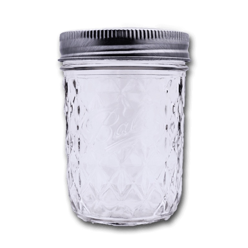 BALL Regular Mouth Quilted Crystal Jelly Jar 236mL