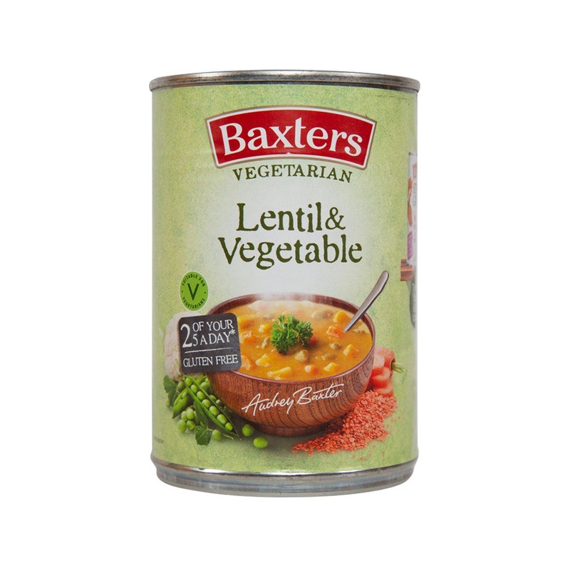 BAXTERS Vegetarian Soup - Lentil & Vegetable  (400g)