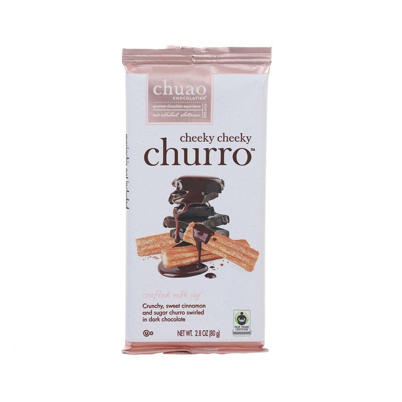 CHUAO CHOCOLATIER Dark Chocolate Bar - Cheeky Cheeky Churro  (80g)