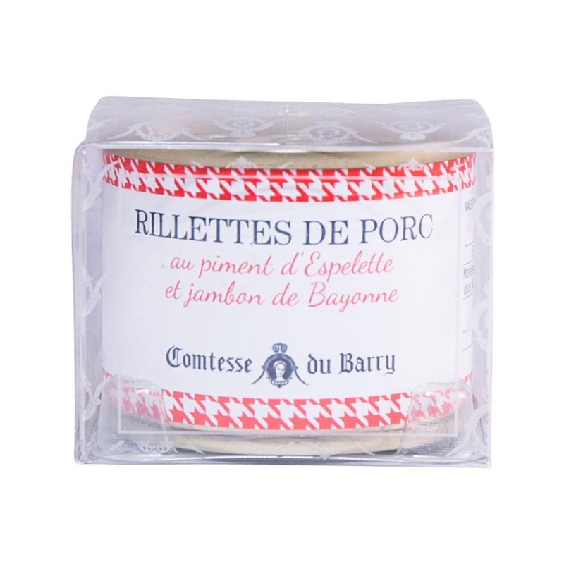 COMTESSE DU BARRY Pork Rillettes with Espelette Pepper and Bayonne Ham  (70g)