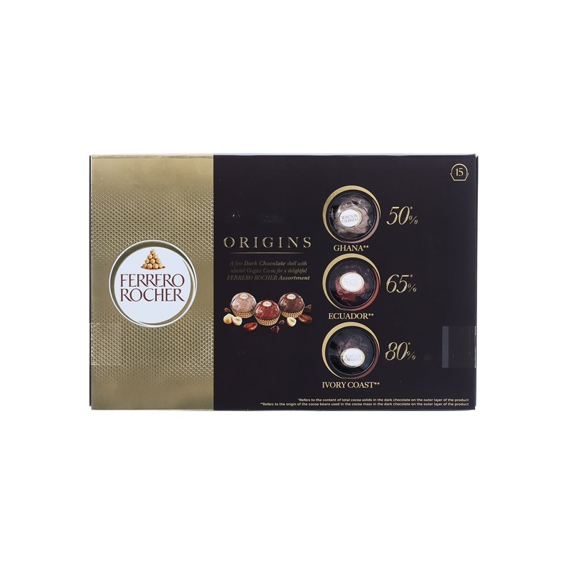 FERREROROCHER Crispy Chocolate & Hazelnut Covered Specialities / Wafers with Smooth Filling & Whole Hazelnut  (187.5g)