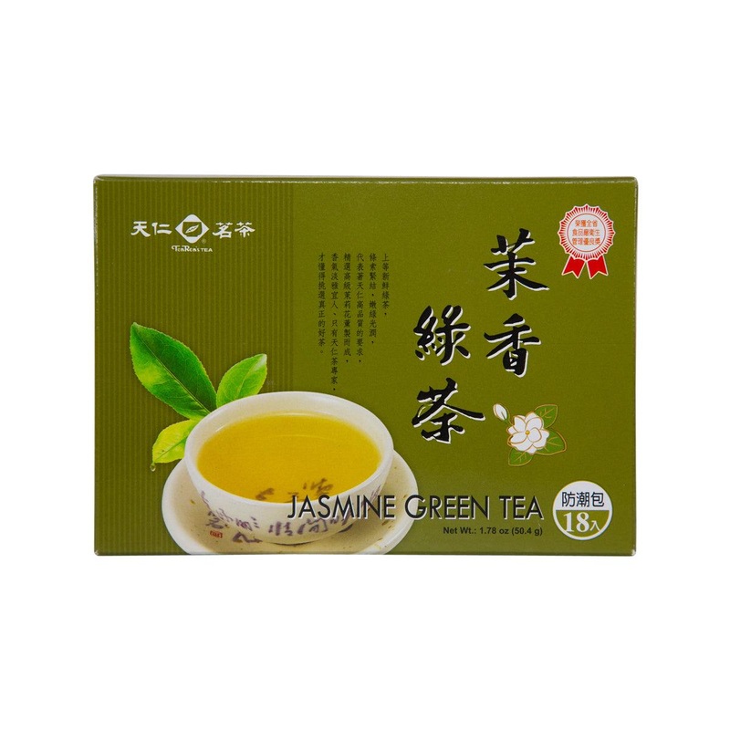 TEN REN Jasmine Green Tea Bags  (18pcs)