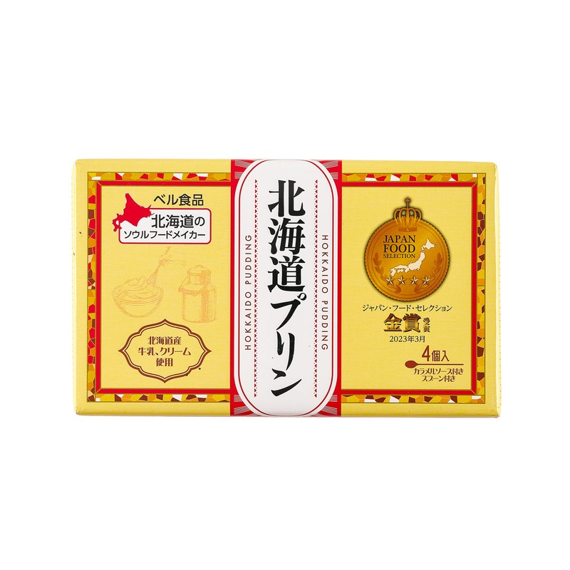 BELL FOODS Hokkaido Pudding with Caramel Sauce  (336g)