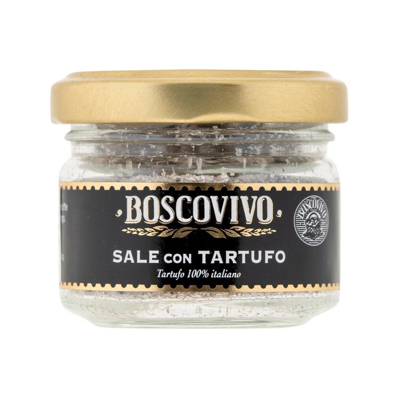 BOSCOVIVO 10% Black Truffle Salt  (50g)