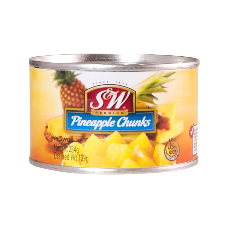 S&W Pineapple Chunks in Syrup  (234g)