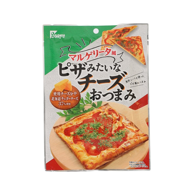 SANYU Pizza Margherita Style Fish Meat Sheet & Cheese Snack  (1pc)