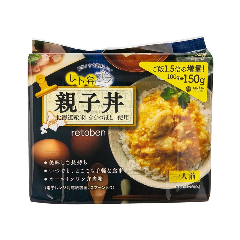 TANZEN Retoben Oyakodon - Cooked Chicken & Egg with Nanatsuboshi Rice  (250g)