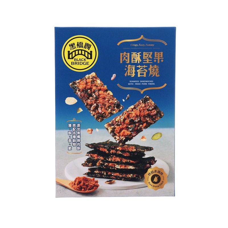 BLACK BRIDGE Seaweed Sandwich with Fried Pork Fibers  (60g)