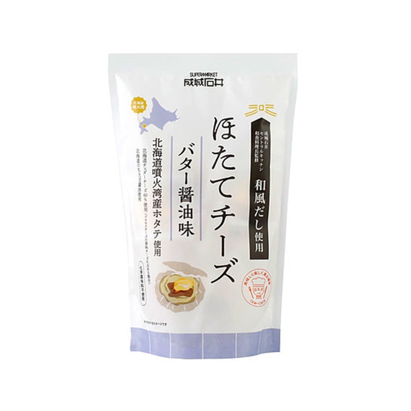 SEIJOISHII Scallop Cheese Snack - Butter Soy Sauce Flavor  (130g)