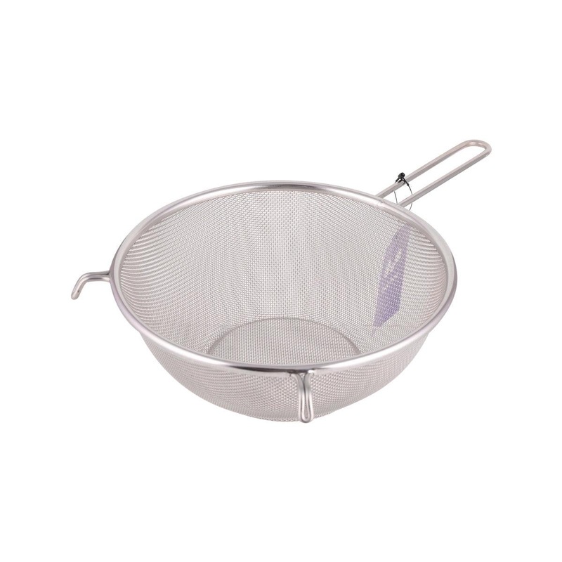 SHIBETSU Tough Strainer with Handle 22cm