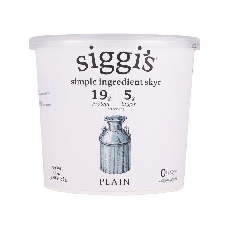 SIGGI'S Skyr Icelandic Style Strained Non-Fat Plain Yogurt  (681g)
