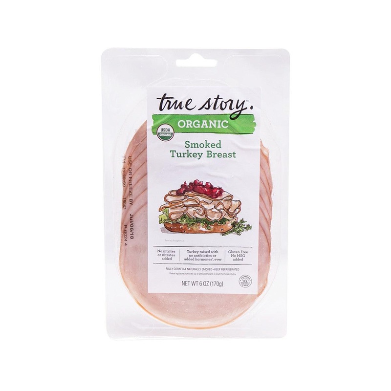 TRUE STORY Organic Smoked Turkey Breast  (170g)