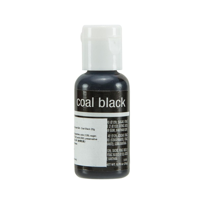 CHEFMASTER Food Coloring Liqua-Gel - Coal Black  (20g)