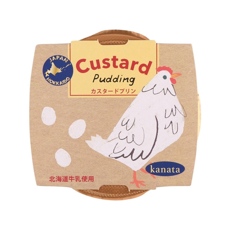 TANAKASEIAN Hokkaido Custard Pudding  (105g)