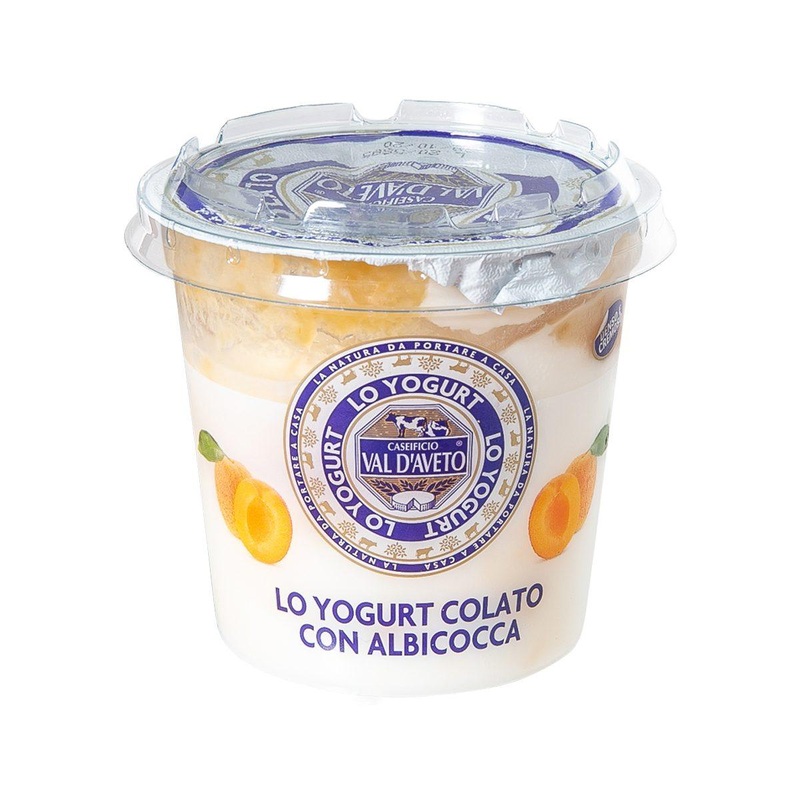 VAL DAVETO Strained Yogurt - Apricot  (150g)