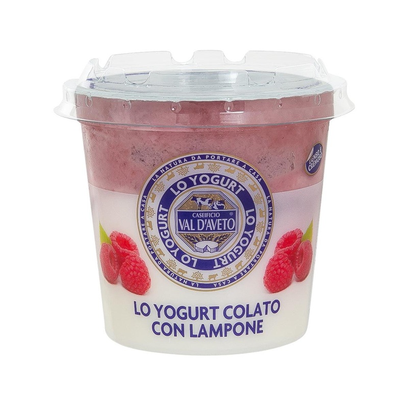 VAL DAVETO Strained Yogurt - Raspberry  (150g)