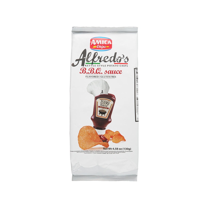 AMICA Alfredo's Potato Chips - BBQ Sauce  (130g)