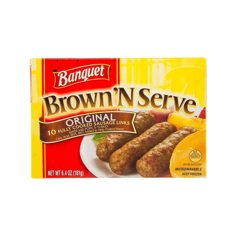 BANQUET Brown'N Serve Original Pork Sausage  (181g)