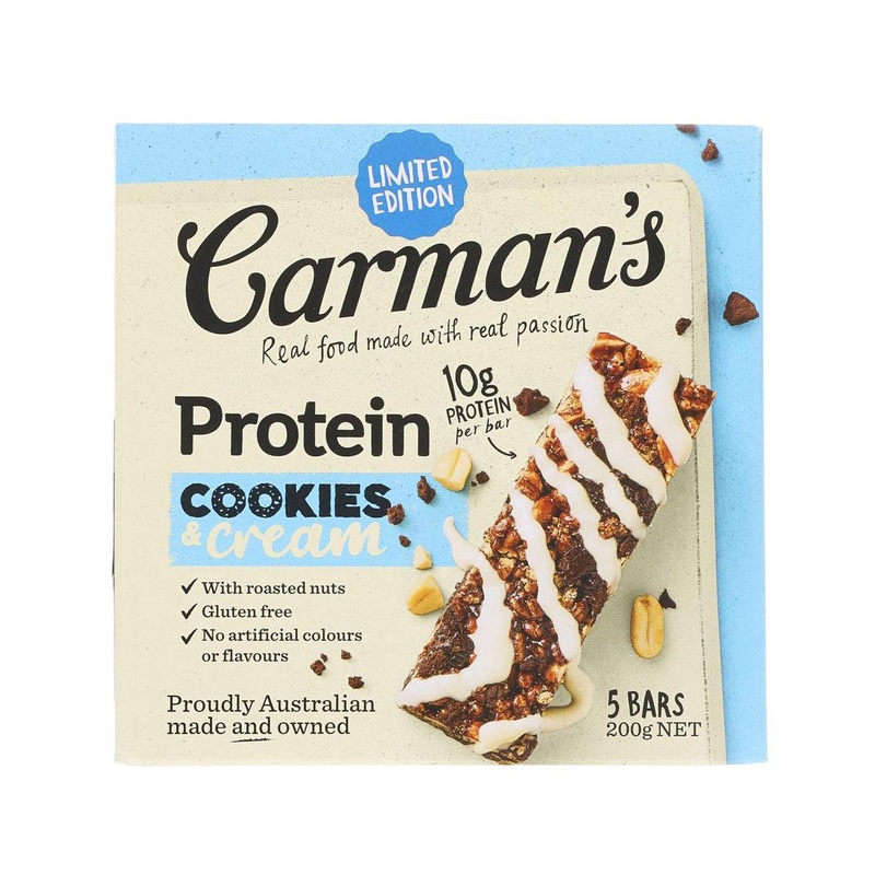 CARMAN'S Cookies & Cream Protein Bar  (200g)