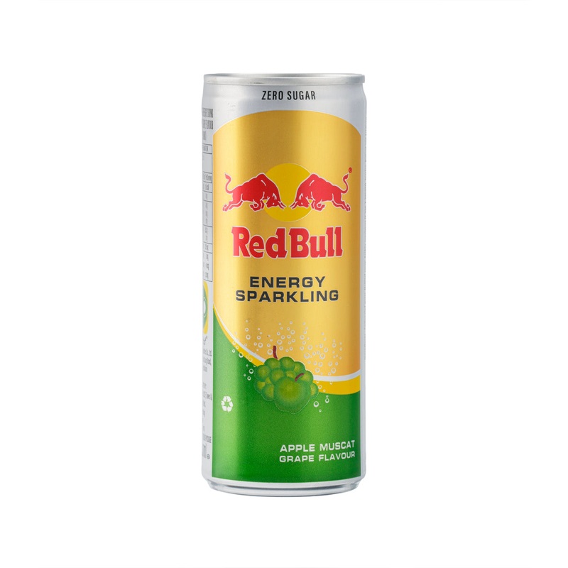 RED BULL Sparkling Energy Drink - Apple Muscat Grape Flavour [Can]  (250mL)