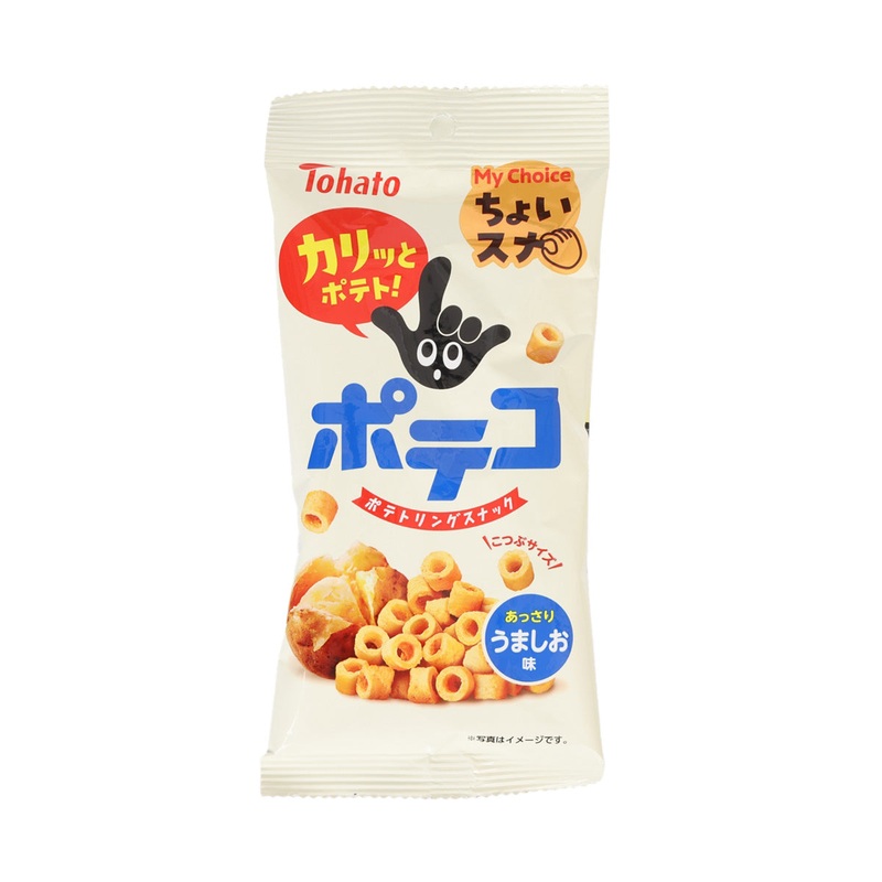 TOHATO My Choice Poteco Potato Ring Snack - Salt Flavor  (40g)