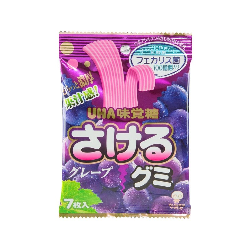 UHA Gummy Strip - Grape  (7pcs)