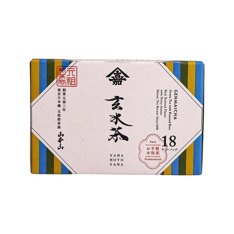 YAMAMOTOYAMA Genmaicha Tea Bag [Box]  (20pcs)